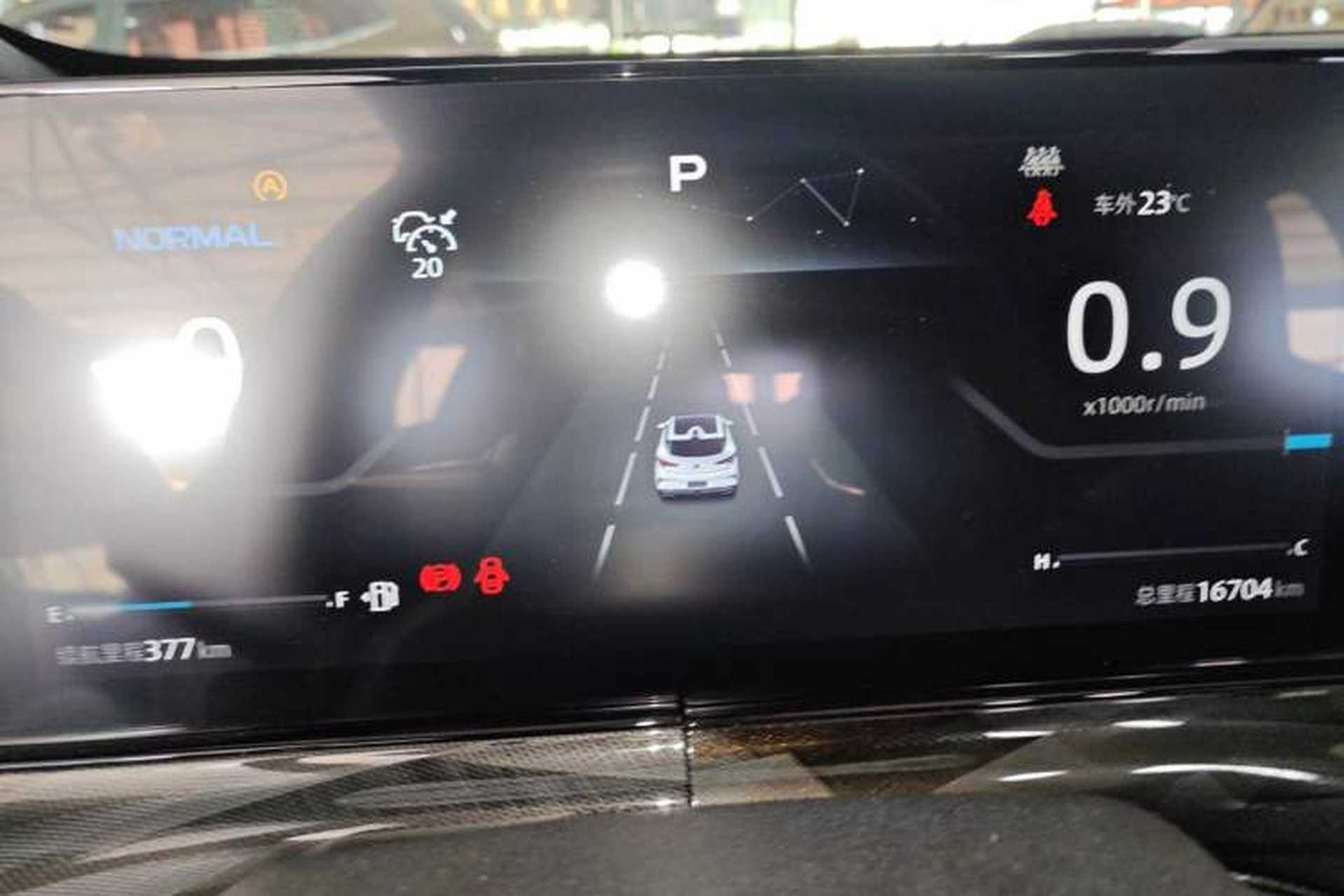 Used CHANGAN UNI-T 2022 1.5T Sport Edition Flagship Version Instrument Cluster