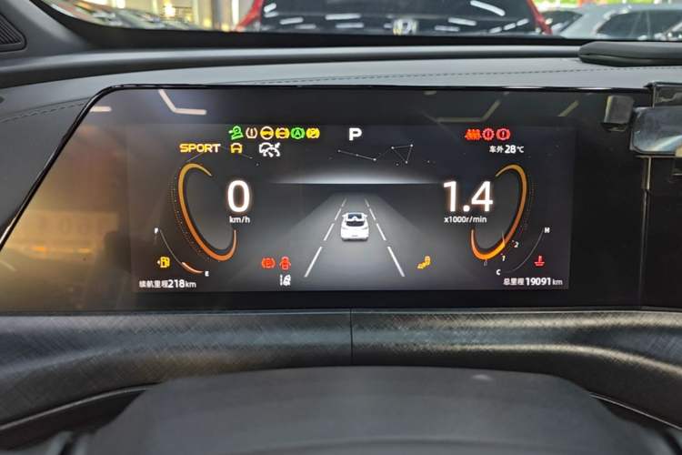 Used CHANGAN UNI-T 2022 1.5T Prestige Version Instrument Cluster