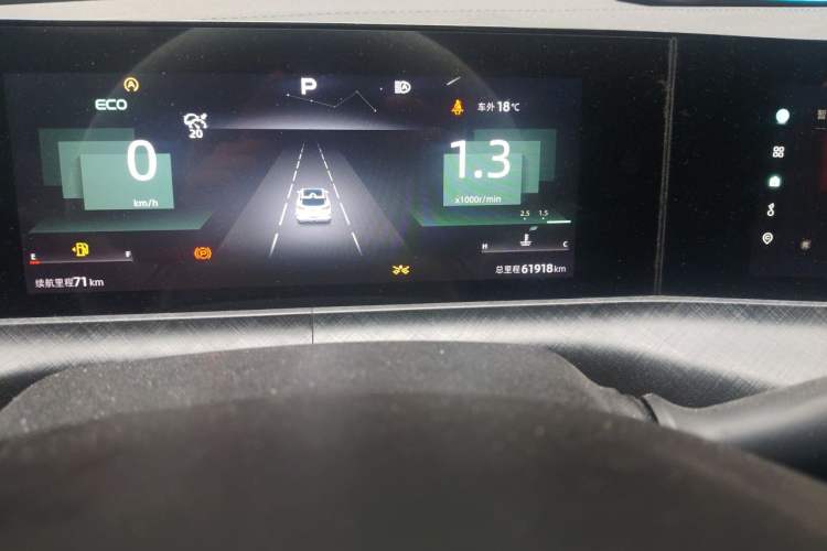 Used CHANGAN UNI-T 2022 1.5T Prestige Version Odometer Close Up