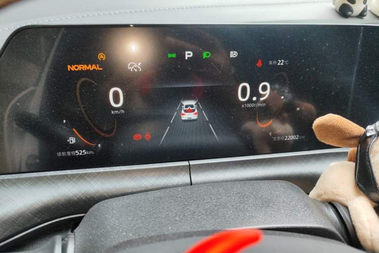 Used CHANGAN UNI-T 2022 1.5T Sport Edition Premium Version Odometer Close Up