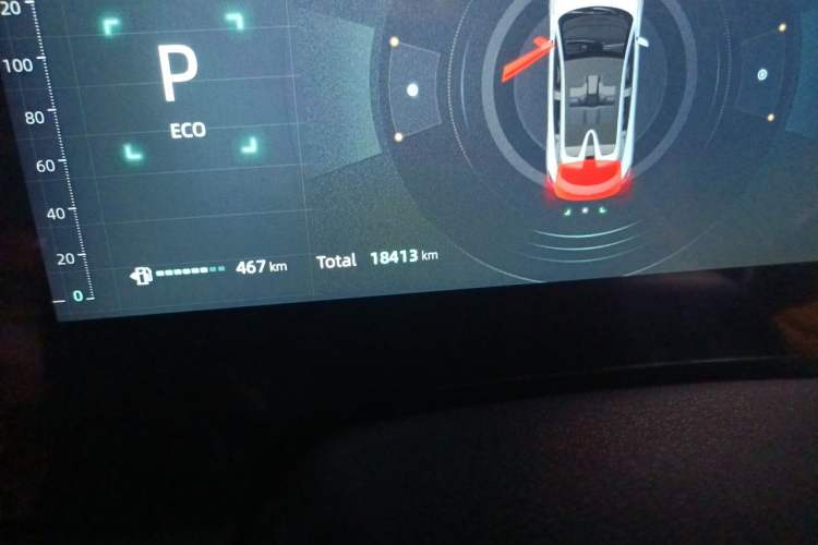Used CHANGAN UNI-T 2023 2nd Generation 1.5T Sport Edition Prestige Version Odometer Close Up