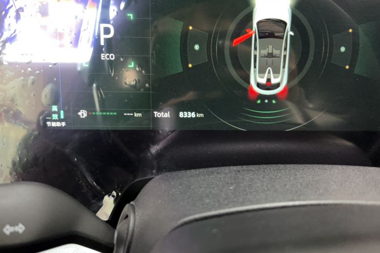 Used CHANGAN UNI-T 2023 Second-Generation 1.5T Prestige Model Odometer Close Up