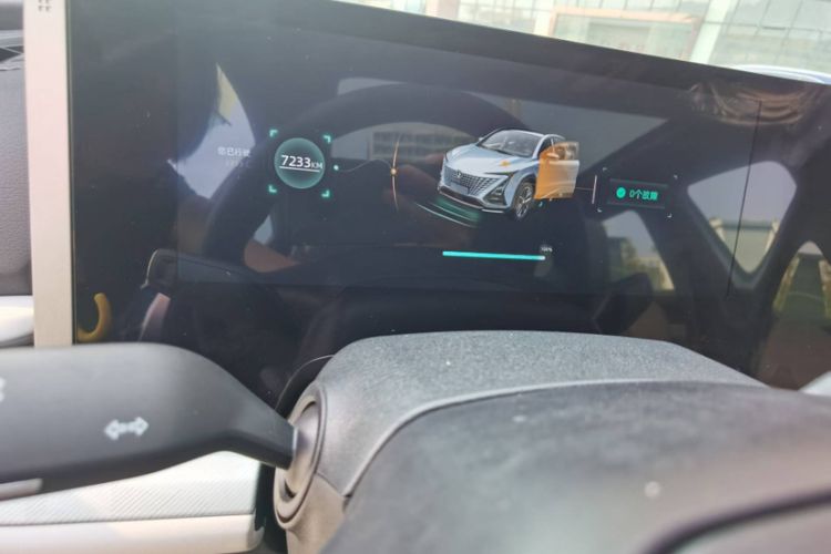 Used CHANGAN UNI-T 2023 2nd Generation 1.5T Flagship Version Odometer Close Up