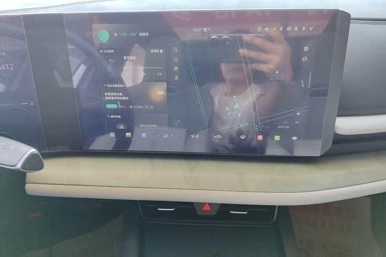 Used CHANGAN UNI-T 2023 Second-Generation 1.5T Prestige Model Audio And AC Panel