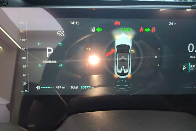 Used CHANGAN UNI-T 2023 2nd Generation 1.5T Sport Edition Flagship Version Instrument Cluster