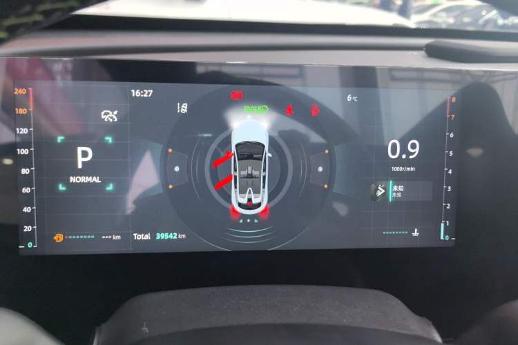 Used CHANGAN UNI-T 2023 2nd Generation 1.5T Sport Edition Flagship Version Instrument Cluster
