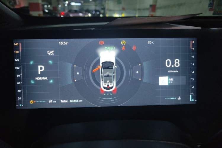 Used CHANGAN UNI-T 2023 Second-Generation 1.5T Prestige Model Instrument Cluster