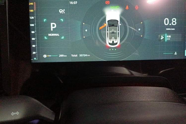 Used CHANGAN UNI-T 2023 2nd Generation 1.5T Sport Edition Flagship Version Odometer Close Up