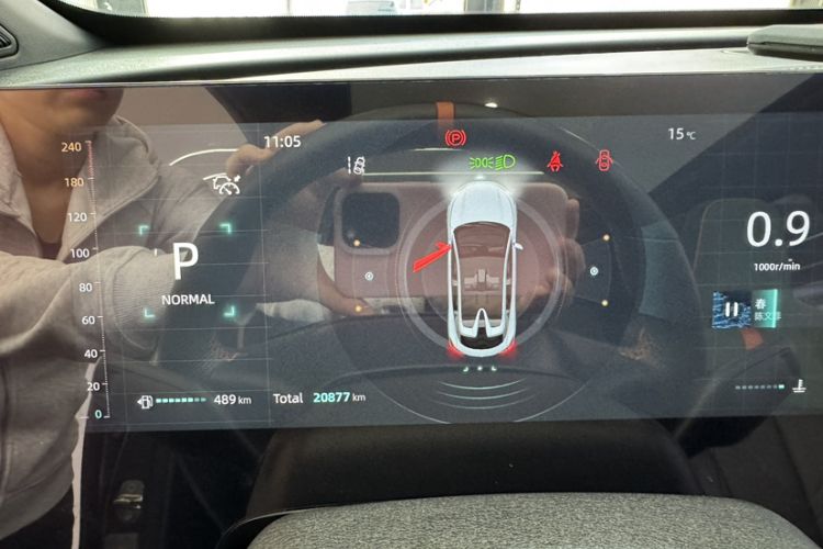 Used CHANGAN UNI-T 2023 2nd Generation 1.5T Sport Edition Flagship Version Odometer Close Up