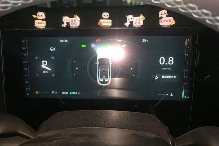 Used CHANGAN UNI-T 2023 Second-Generation 1.5T Prestige Model Instrument Cluster