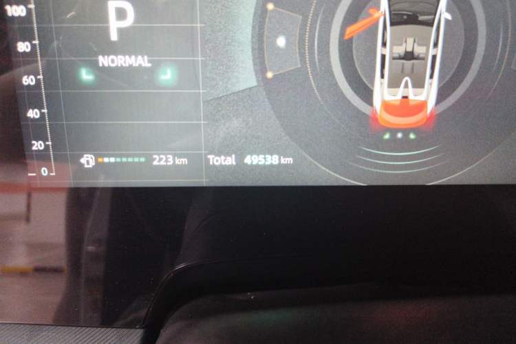 Used CHANGAN UNI-T 2023 Second-Generation 1.5T Prestige Model Odometer Close Up