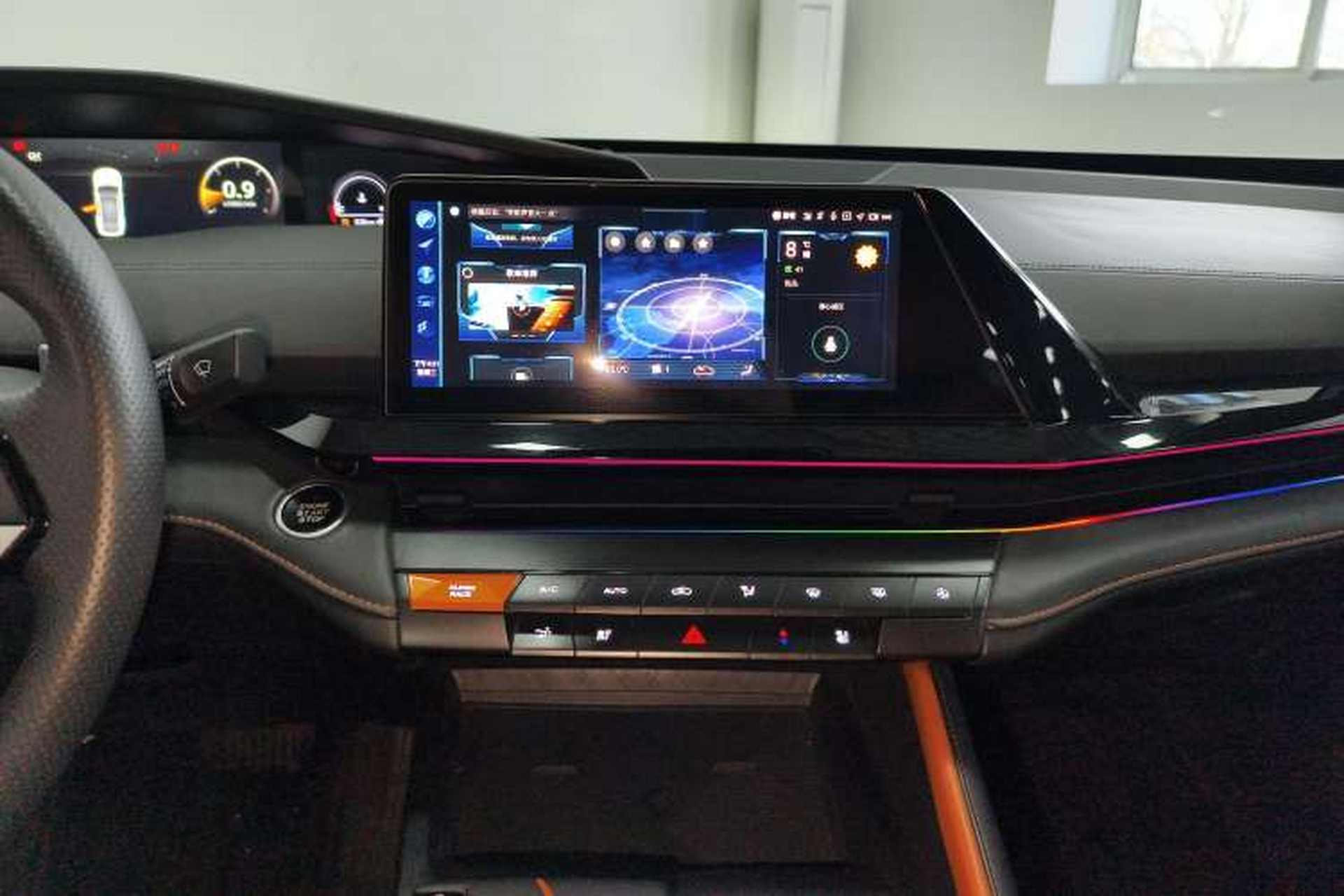 Used CHANGAN UNI-V 2022 1.5T Smart Navigation Version Audio And AC Panel