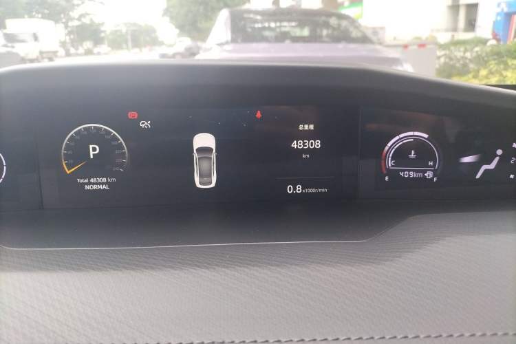 Used CHANGAN UNI-V 2022 1.5T Excellence Model Odometer Close Up