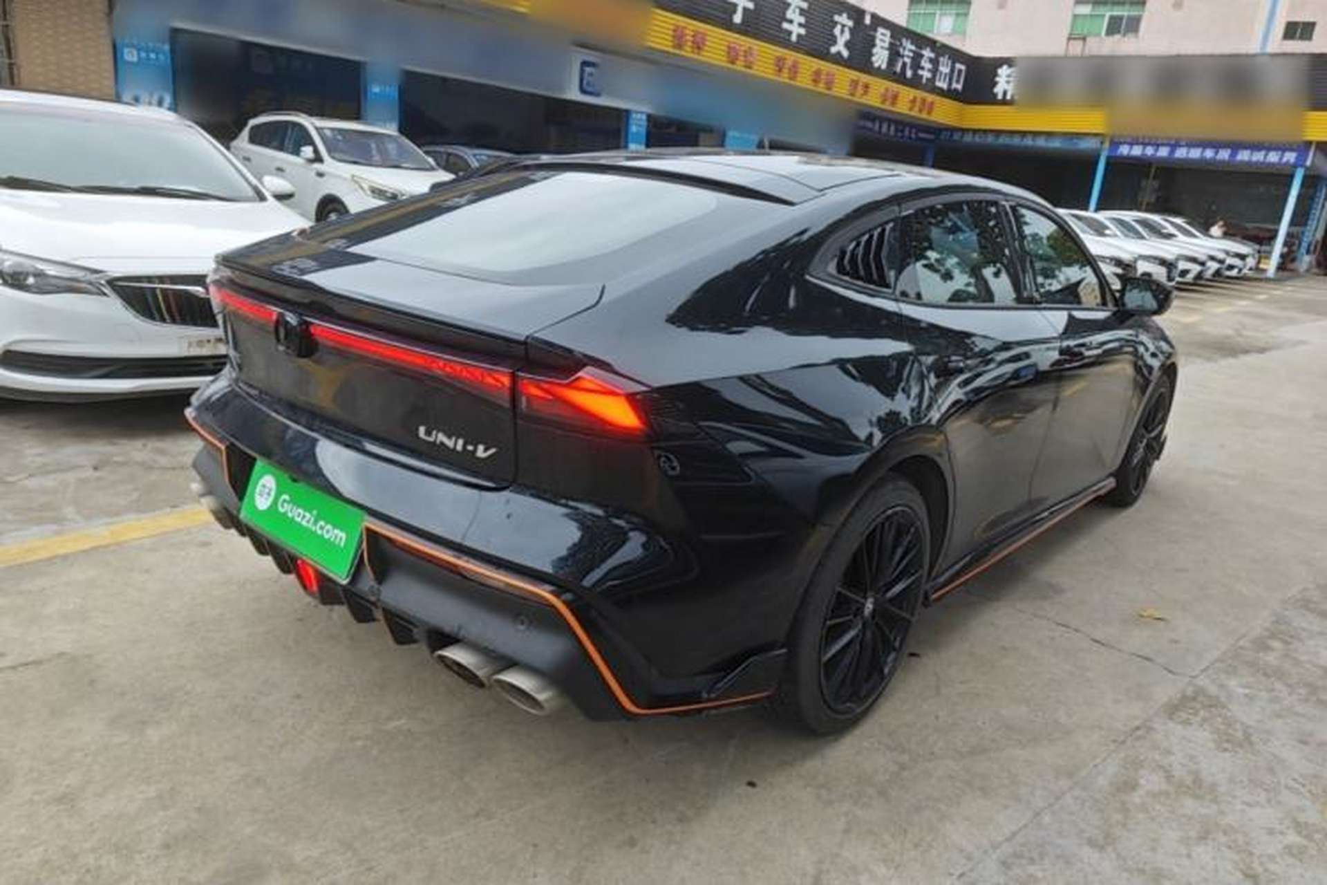 Used CHANGAN UNI-V 2022 1.5T Sport Edition Rear Right 45 Deg