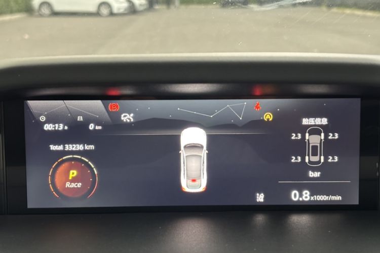 Used CHANGAN UNI-V 2022 1.5T Prestige Version Odometer Close Up