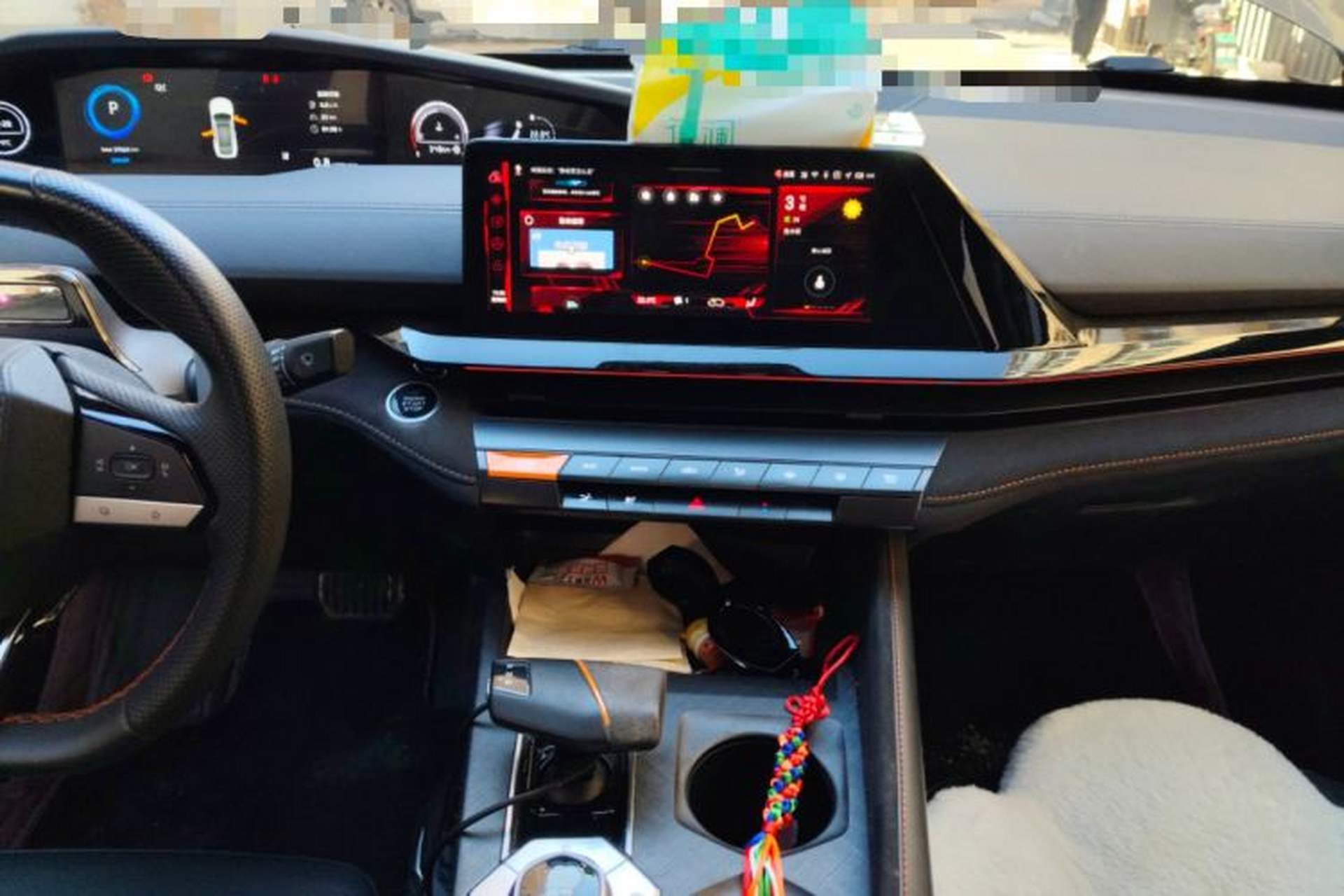 Used CHANGAN UNI-V 2022 1.5T Sport Edition Audio And AC Panel