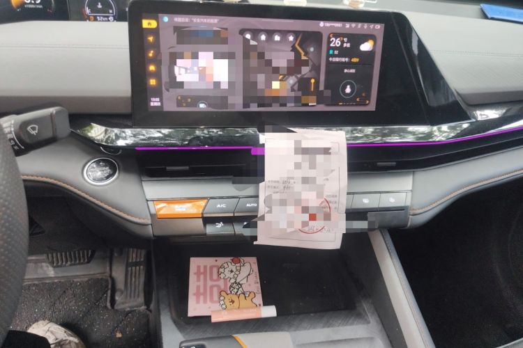Used CHANGAN UNI-V 2022 1.5T Smart Navigation Version Audio And AC Panel