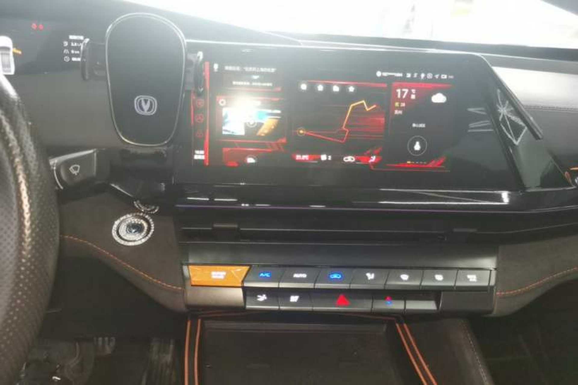 Used CHANGAN UNI-V 2022 1.5T Sport Edition Audio And AC Panel