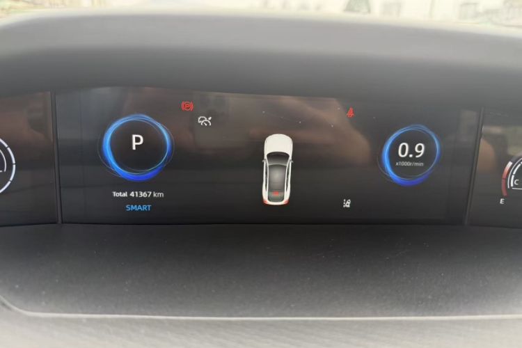 Used CHANGAN UNI-V 2022 1.5T Sport Edition Odometer Close Up