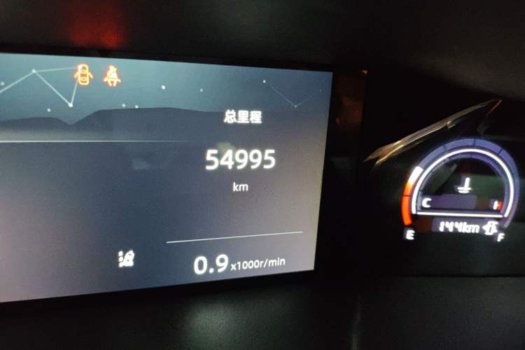 Used CHANGAN UNI-V 2022 1.5T Prestige Version Odometer Close Up