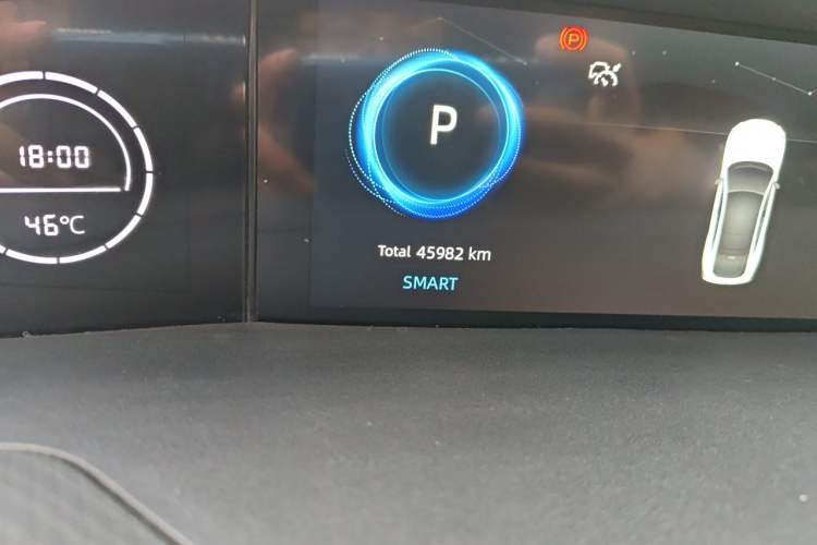 Used CHANGAN UNI-V 2022 1.5T Smart Navigation Version Odometer Close Up