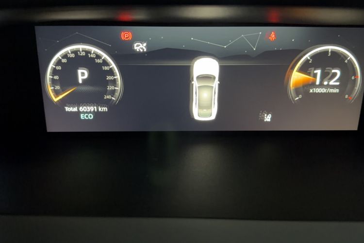 Used CHANGAN UNI-V 2022 1.5T Prestige Version Odometer Close Up