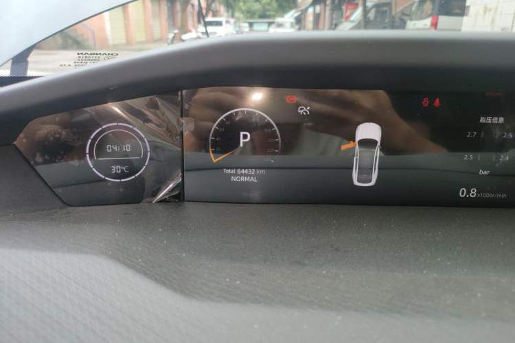 Used CHANGAN UNI-V 2022 1.5T Sport Edition Odometer Close Up