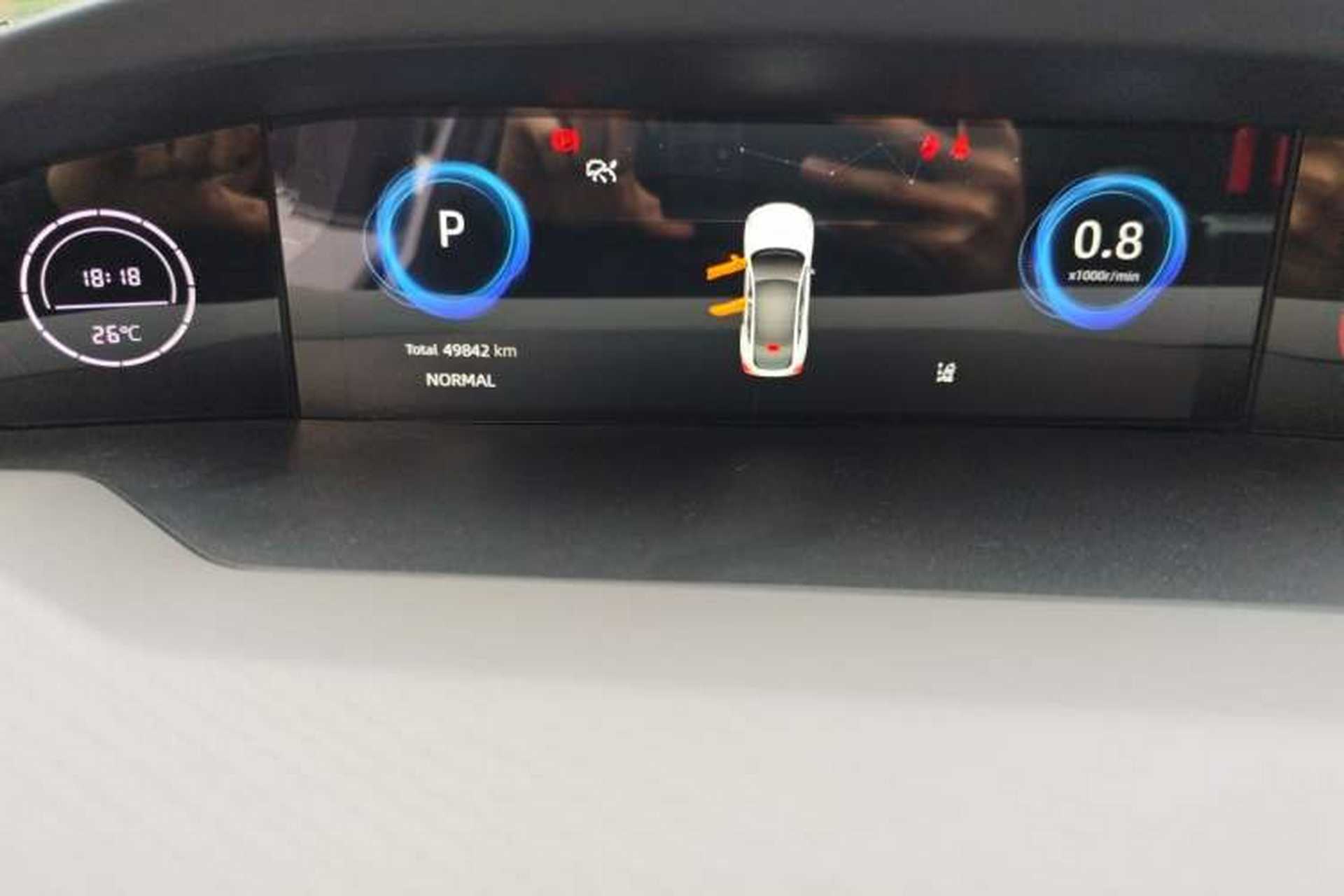 Used CHANGAN UNI-V 2022 1.5T Prestige Version Odometer Close Up