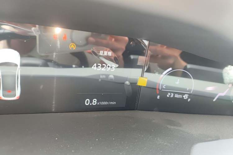 Used CHANGAN UNI-V 2022 1.5T Prestige Version Odometer Close Up