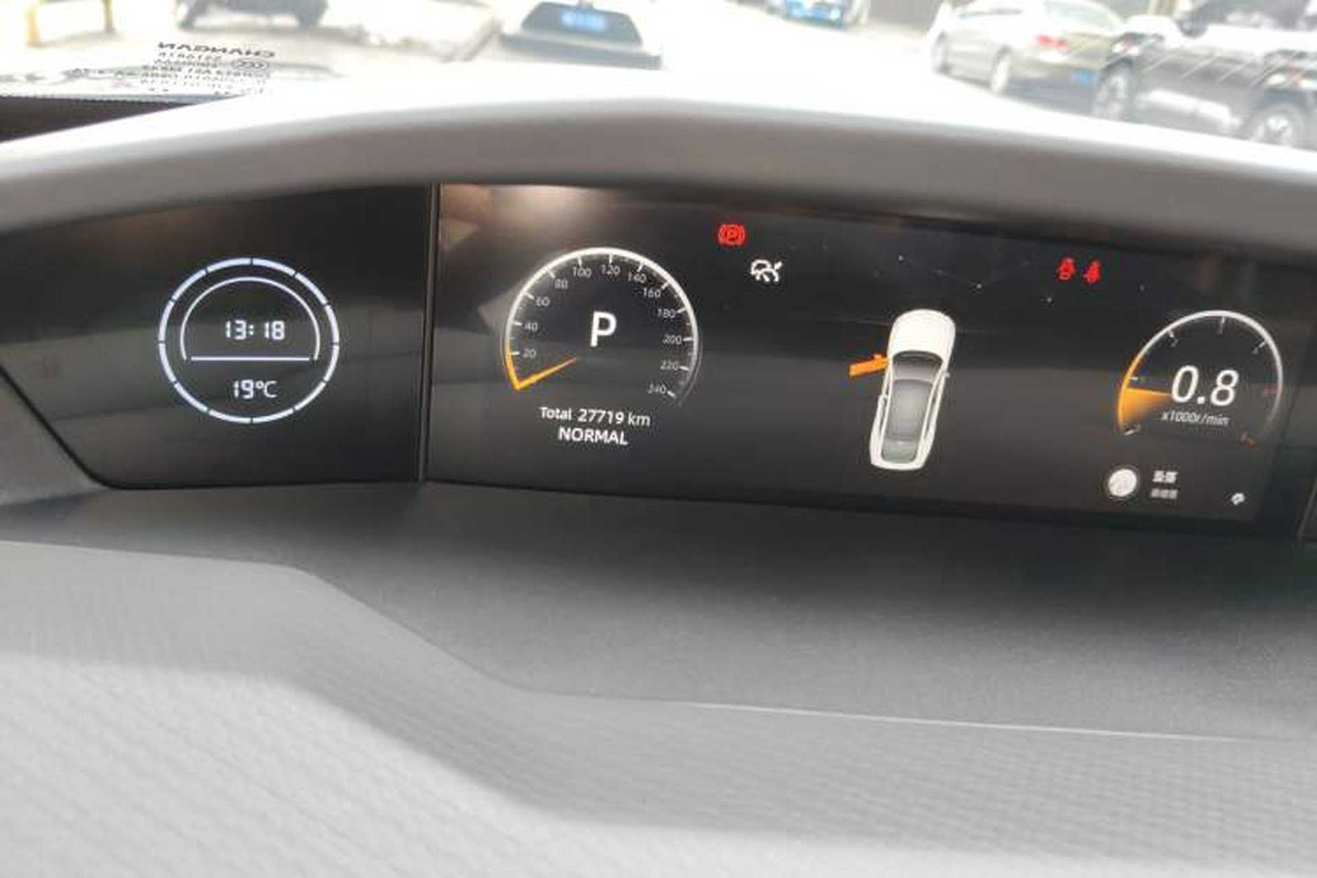 Used CHANGAN UNI-V 2022 1.5T Sport Edition Odometer Close Up