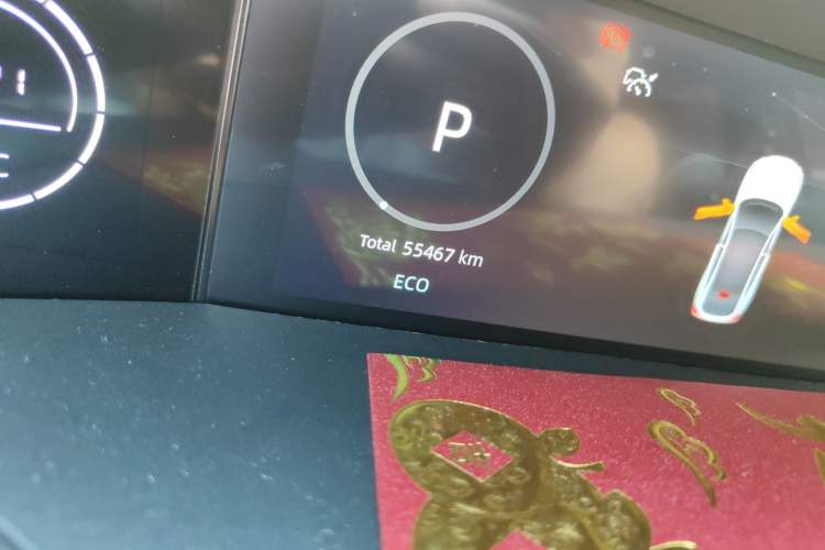 Used CHANGAN UNI-V 2022 1.5T Sport Edition Odometer Close Up