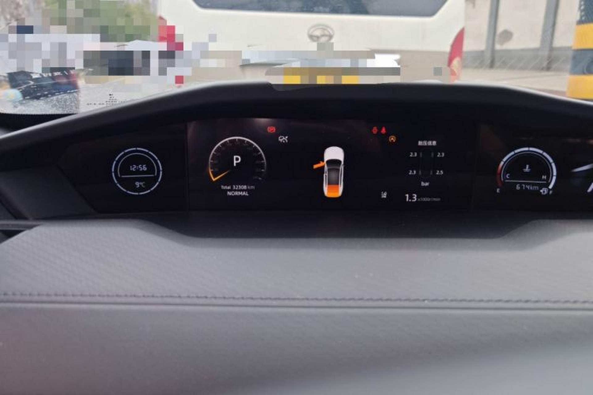 Used CHANGAN UNI-V 2022 1.5T Prestige Version Odometer Close Up