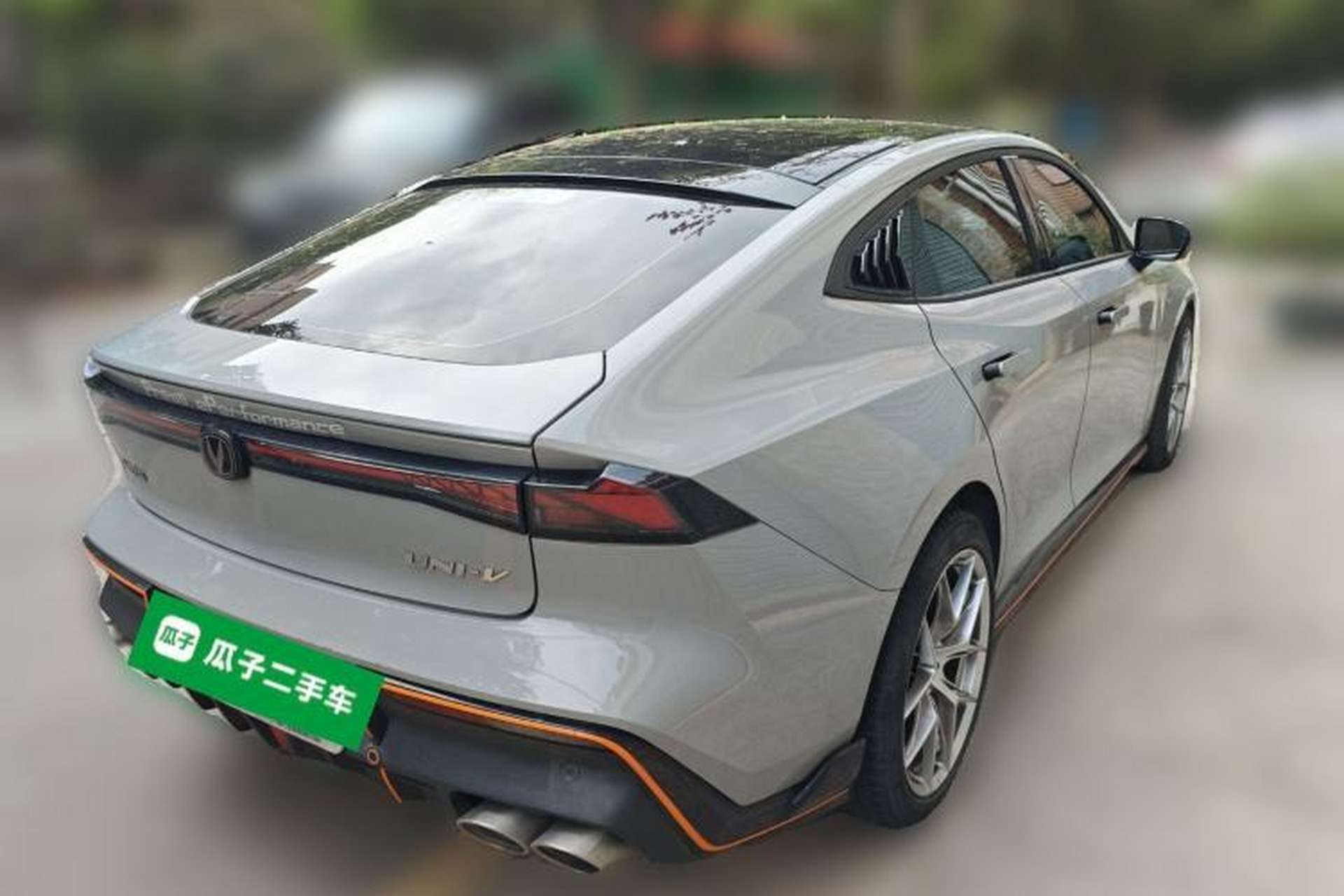 Used CHANGAN UNI-V 2022 1.5T Sport Edition Rear Right 45 Deg