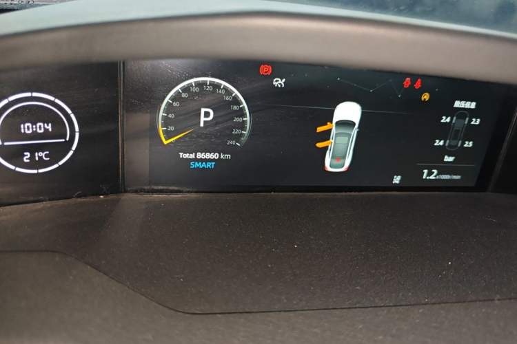 Used CHANGAN UNI-V 2022 2.0T Sporty Version Odometer Close Up