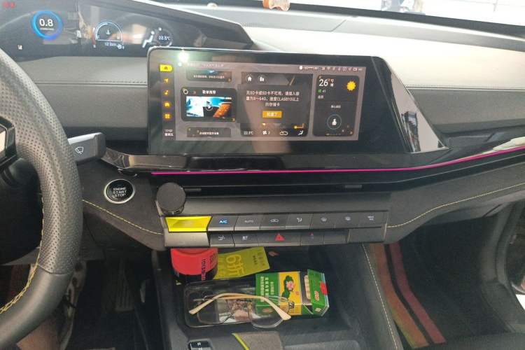 Used CHANGAN UNI-V 2022 1.5T Sport Edition Audio And AC Panel