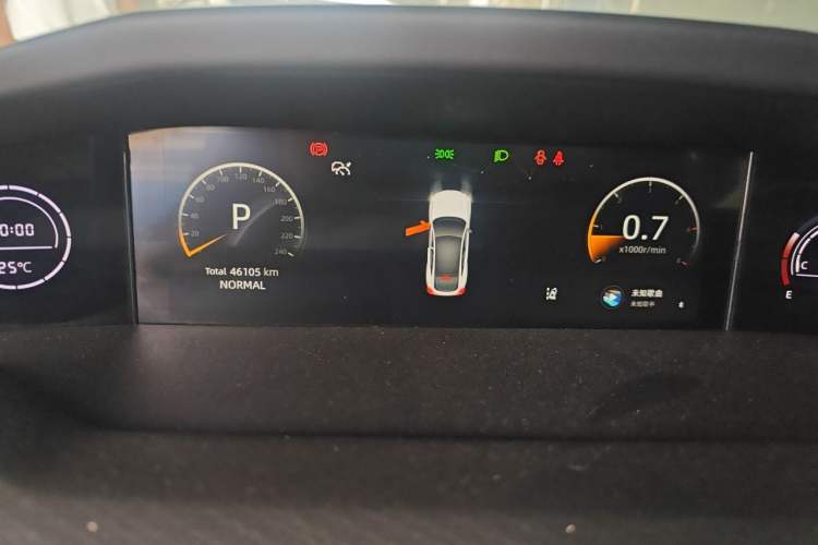 Used CHANGAN UNI-V 2022 1.5T Sport Edition Odometer Close Up