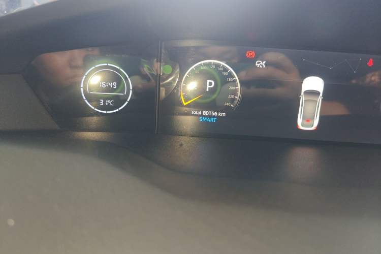 Used CHANGAN UNI-V 2022 1.5T Sport Edition Odometer Close Up