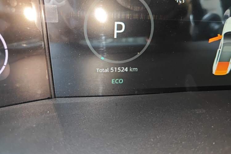 Used CHANGAN UNI-V 2022 2.0T Sporty Version Odometer Close Up