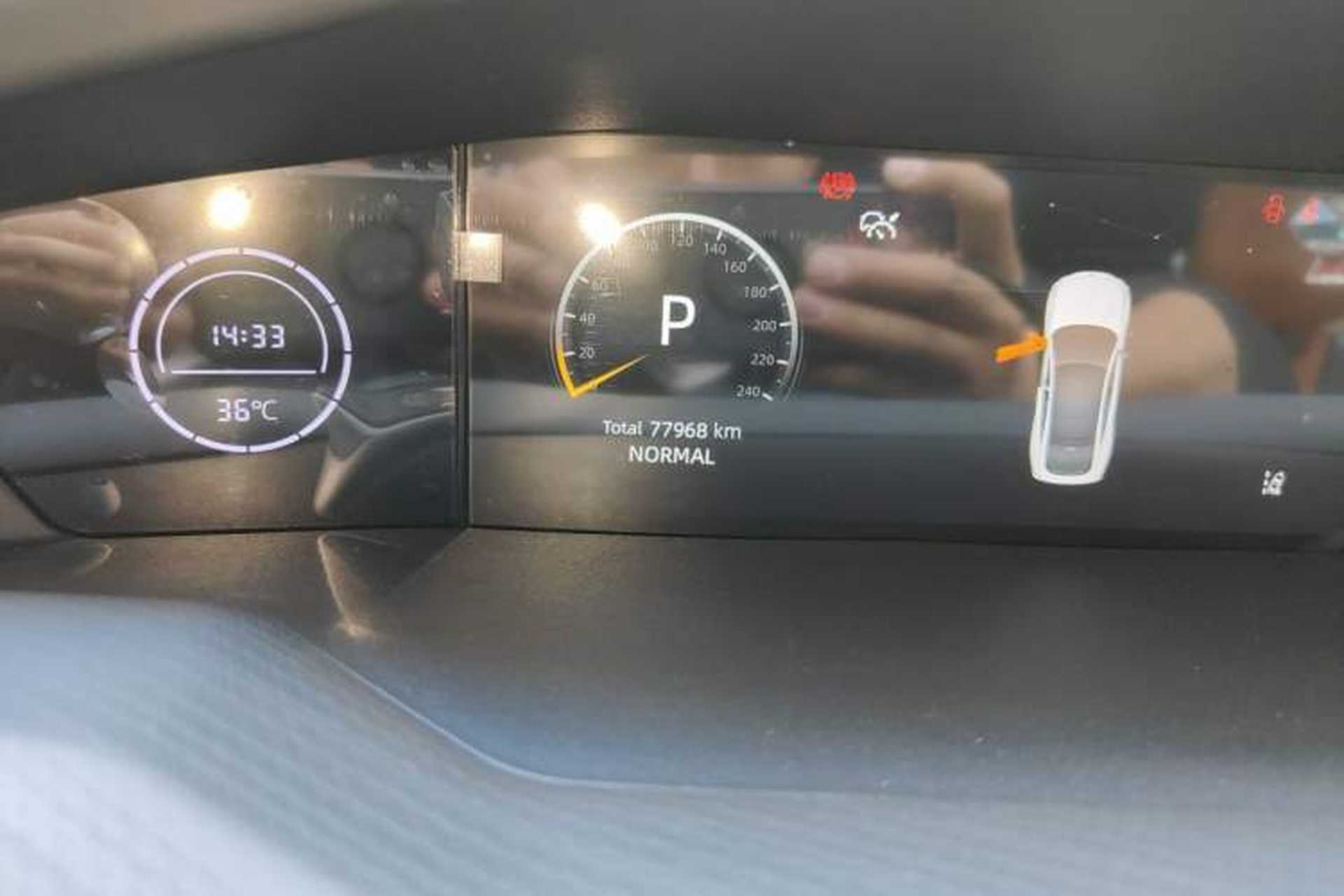 Used CHANGAN UNI-V 2022 1.5T Prestige Version Odometer Close Up