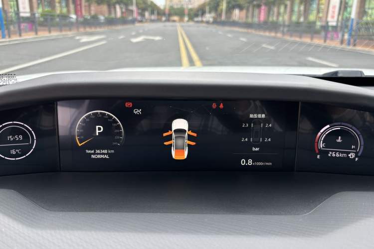 Used CHANGAN UNI-V 2022 1.5T Sport Edition Odometer Close Up