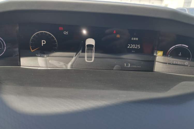 Used CHANGAN UNI-V 2022 1.5T Prestige Version Odometer Close Up
