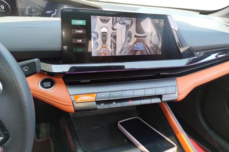 Used CHANGAN UNI-V 2023 1.5T Sport Edition Audio And AC Panel