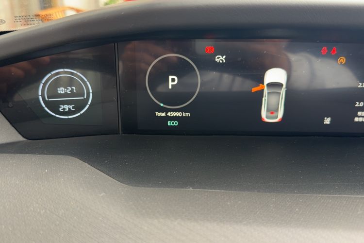 Used CHANGAN UNI-V 2023 1.5T Sport Edition Odometer Close Up