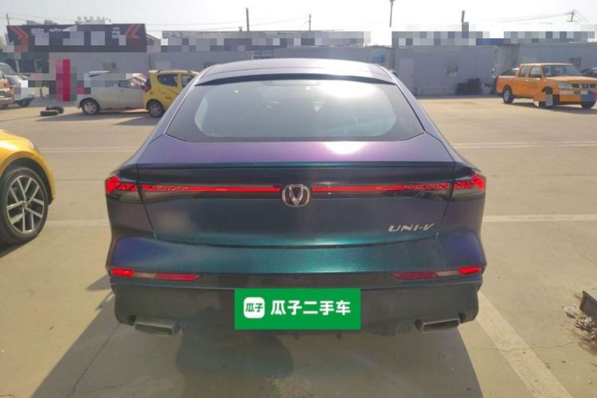 Used CHANGAN UNI-V 2024 1.5T Prestige Edition Rear