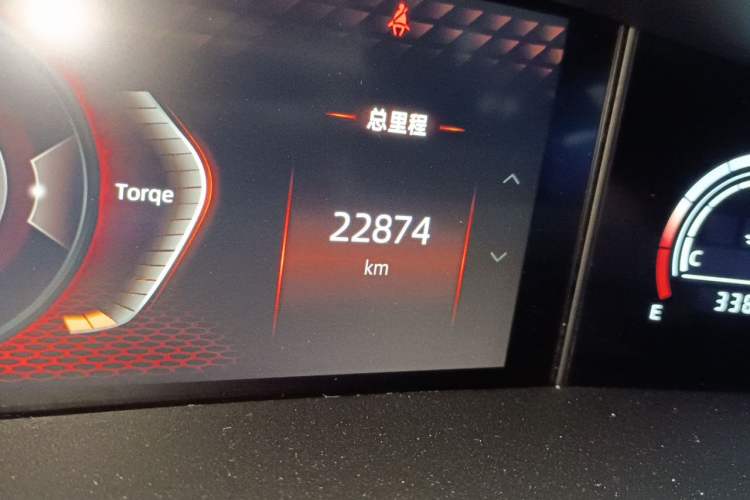 Used CHANGAN UNI-V 2024 1.5T Prestige Sport Edition Odometer Close Up