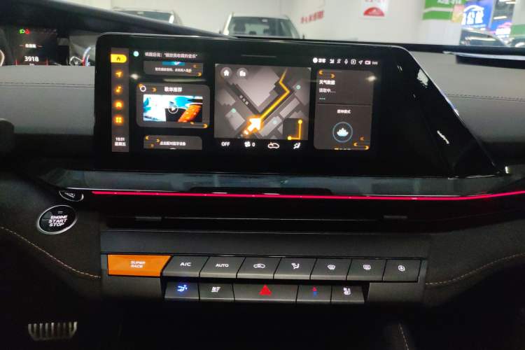 Used CHANGAN UNI-V 2024 1.5T Prestige Sport Edition Audio And AC Panel