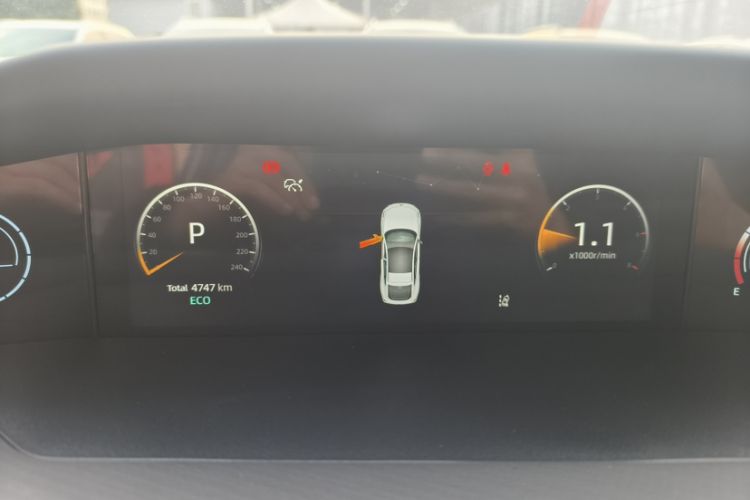 Used CHANGAN UNI-V 2024 1.5T Prestige Sport Edition Odometer Close Up