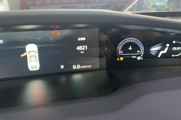 Used CHANGAN UNI-V 2024 1.5T Prestige Edition Odometer Close Up