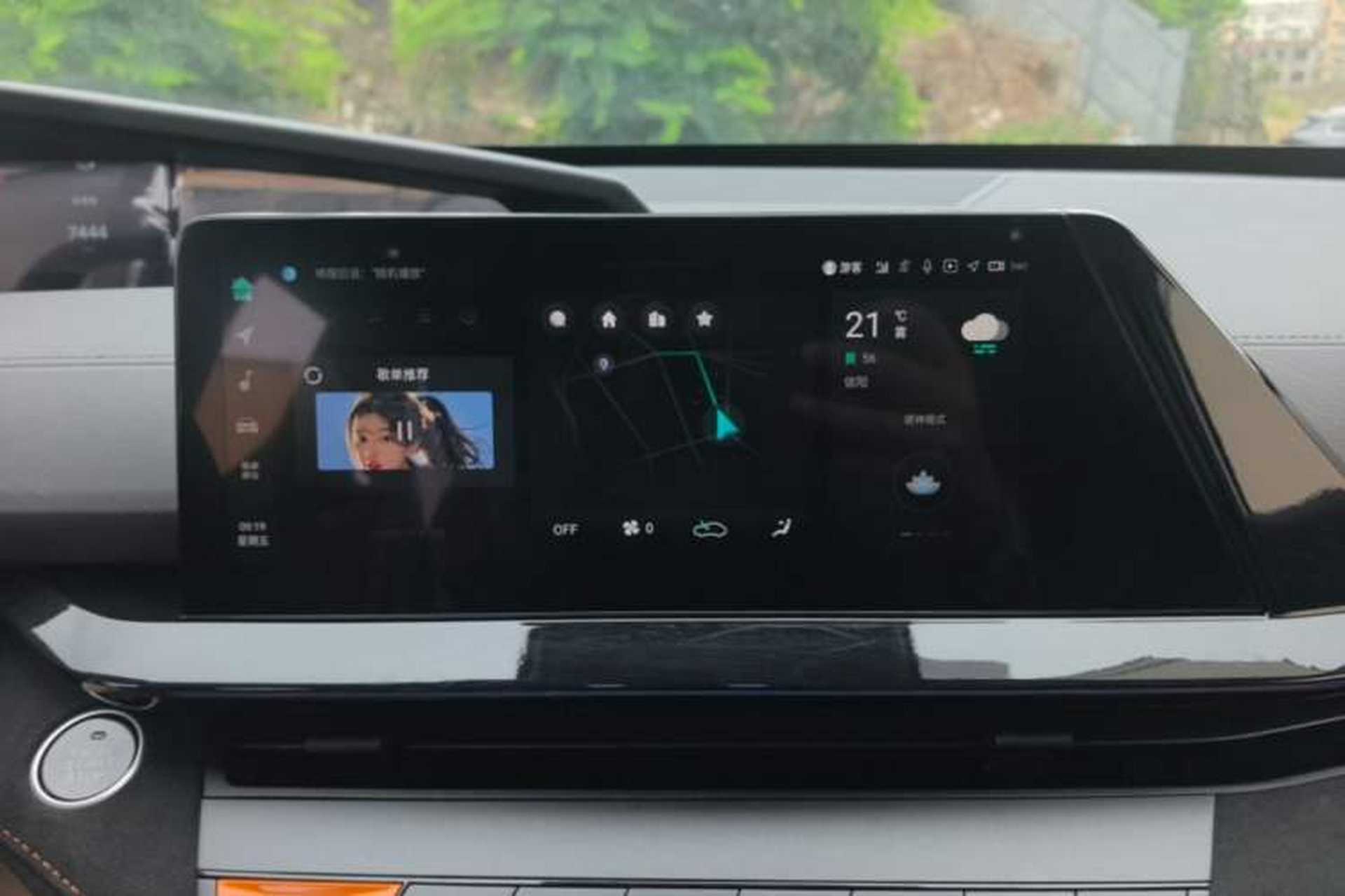 Used CHANGAN UNI-V 2024 1.5T Prestige Sport Edition Audio And AC Panel
