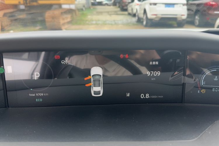Used CHANGAN UNI-V 2024 1.5T Prestige Sport Edition Odometer Close Up